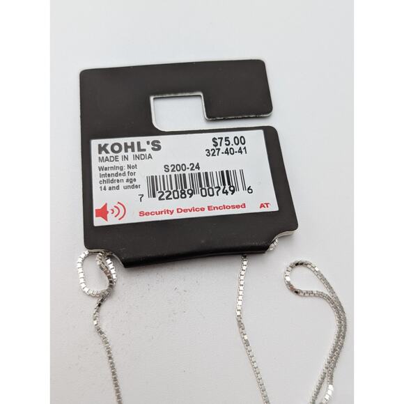 Primrose Sterling Silver Chain Necklace New 75 $ MSRP - Picture 2 of 3